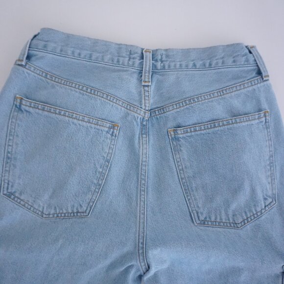 Agolde Los Angeles Utility Wide Leg Jeans Light Wash 90s Minimalist Model Off 28 - Picture 14 of 14